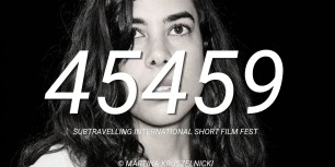 Frame del cortometraje 45459, con el título del festival RODA A TMB 2026 y el nombre de la autora, Martina Kruszelnicki.